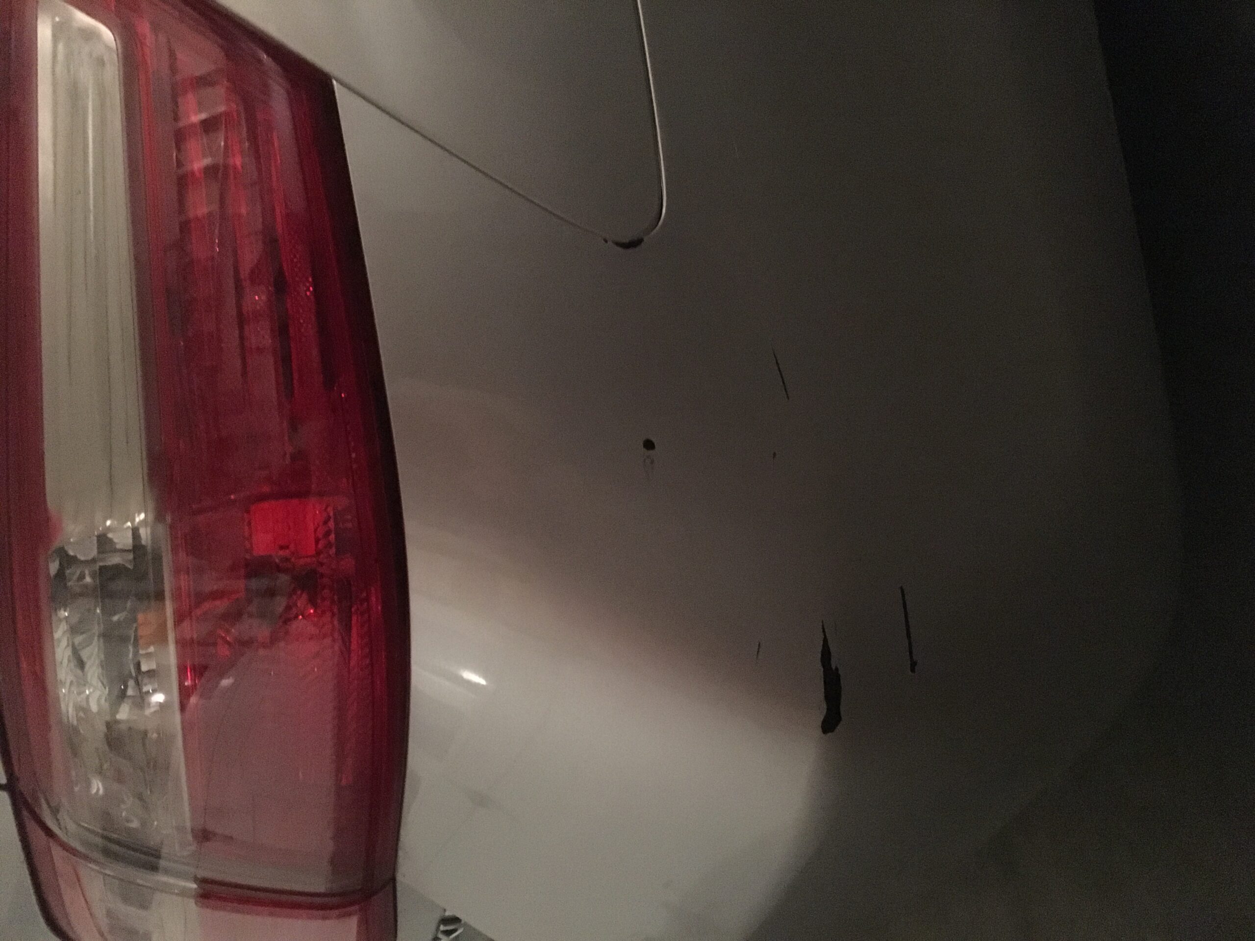 Mom’s Camry Right; Rear Bumper Scratches