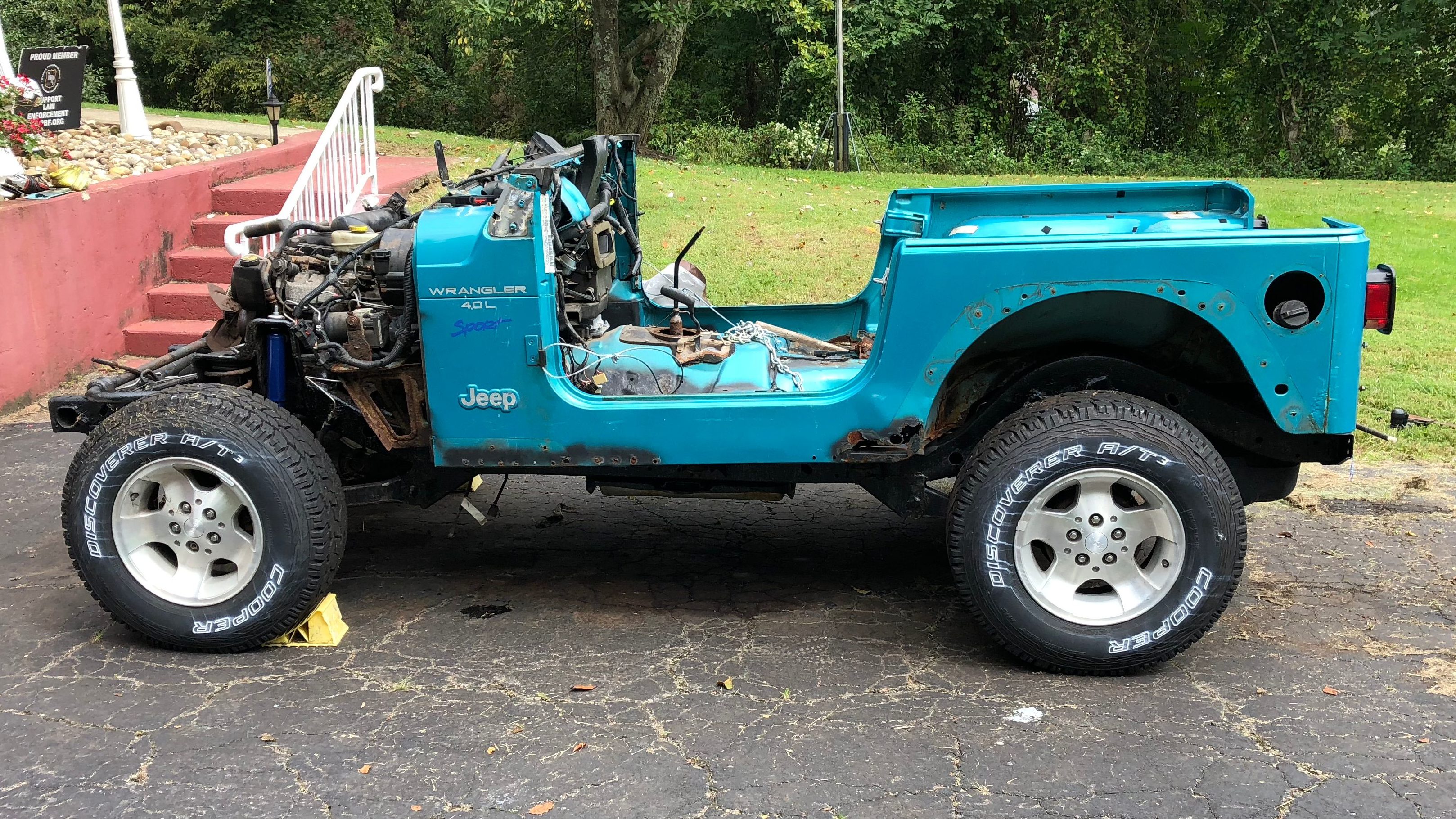 97 Jeep Wrangler rebuild